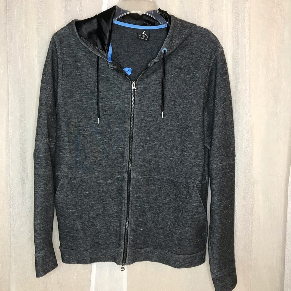 Men’s Michael Jordan‎ Jumpman Gray Jacket w/ hood size large